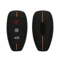 kwmobile Car Key Cover Compatible with Ford 3-Button Car Key Keyless Go Case