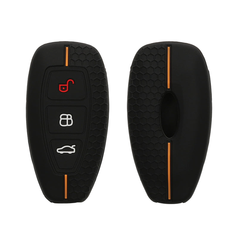 kwmobile Car Key Cover Compatible with Ford 3-Button Car Key Keyless Go Case