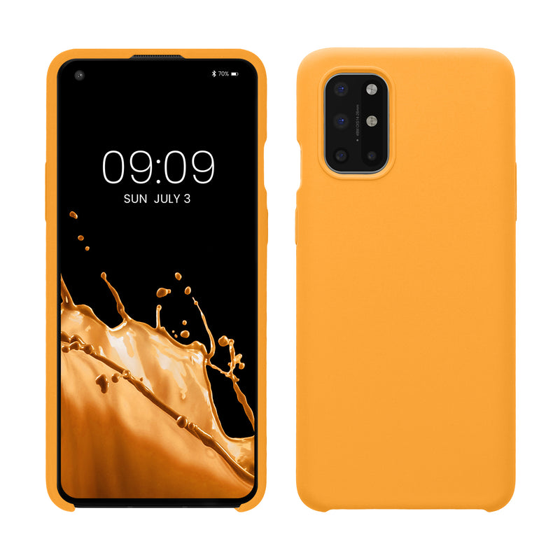 kwmobile Phone Case for OnePlus 8T - Silicone Case - Wireless Charging - Protective Cover