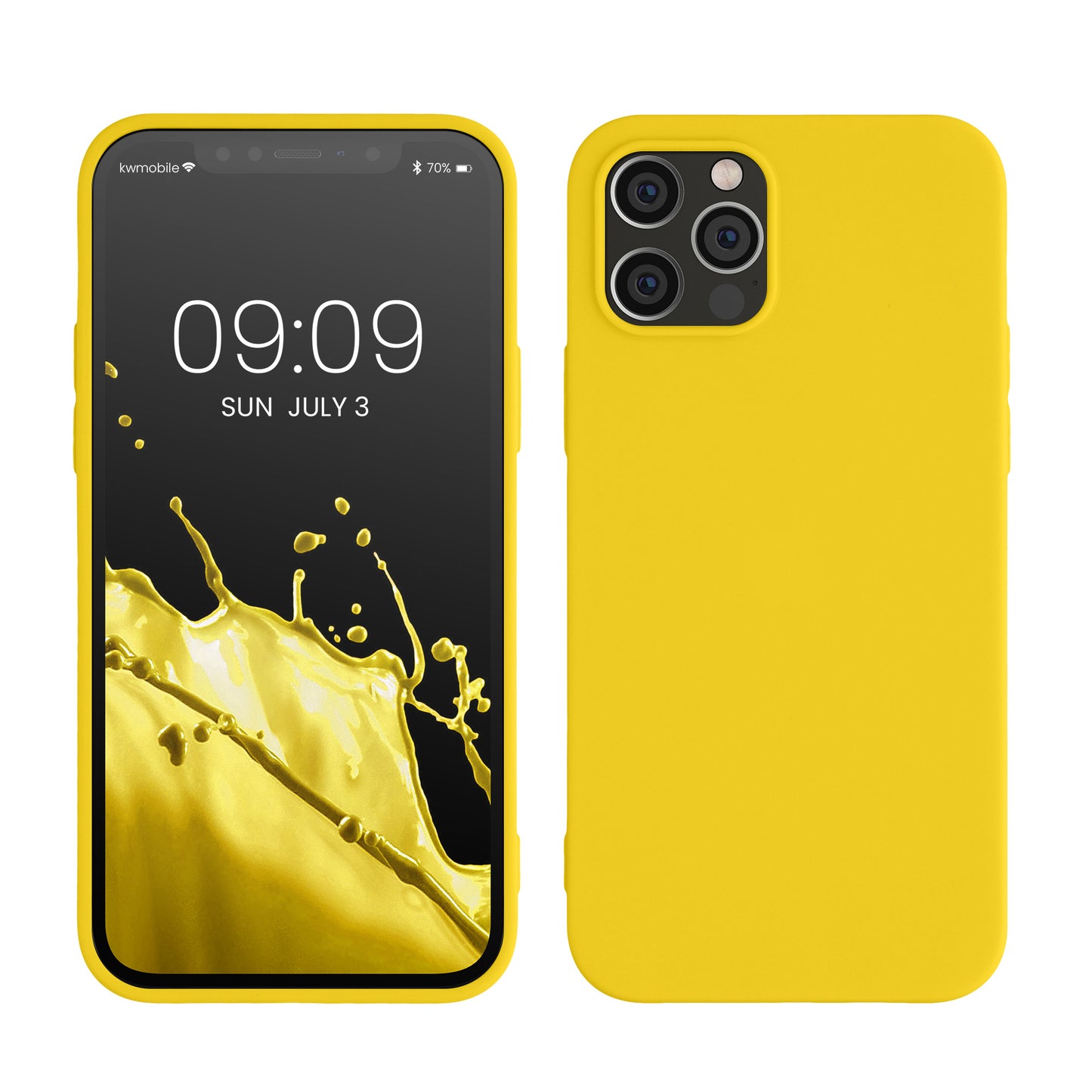 kwmobile Phone Case for Apple iPhone 12 / iPhone 12 Pro - Wireless Charging - Protective Cover