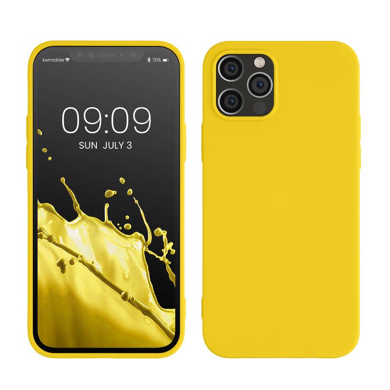 kwmobile Phone Case for Apple iPhone 12 / iPhone 12 Pro - Wireless Charging - Protective Cover