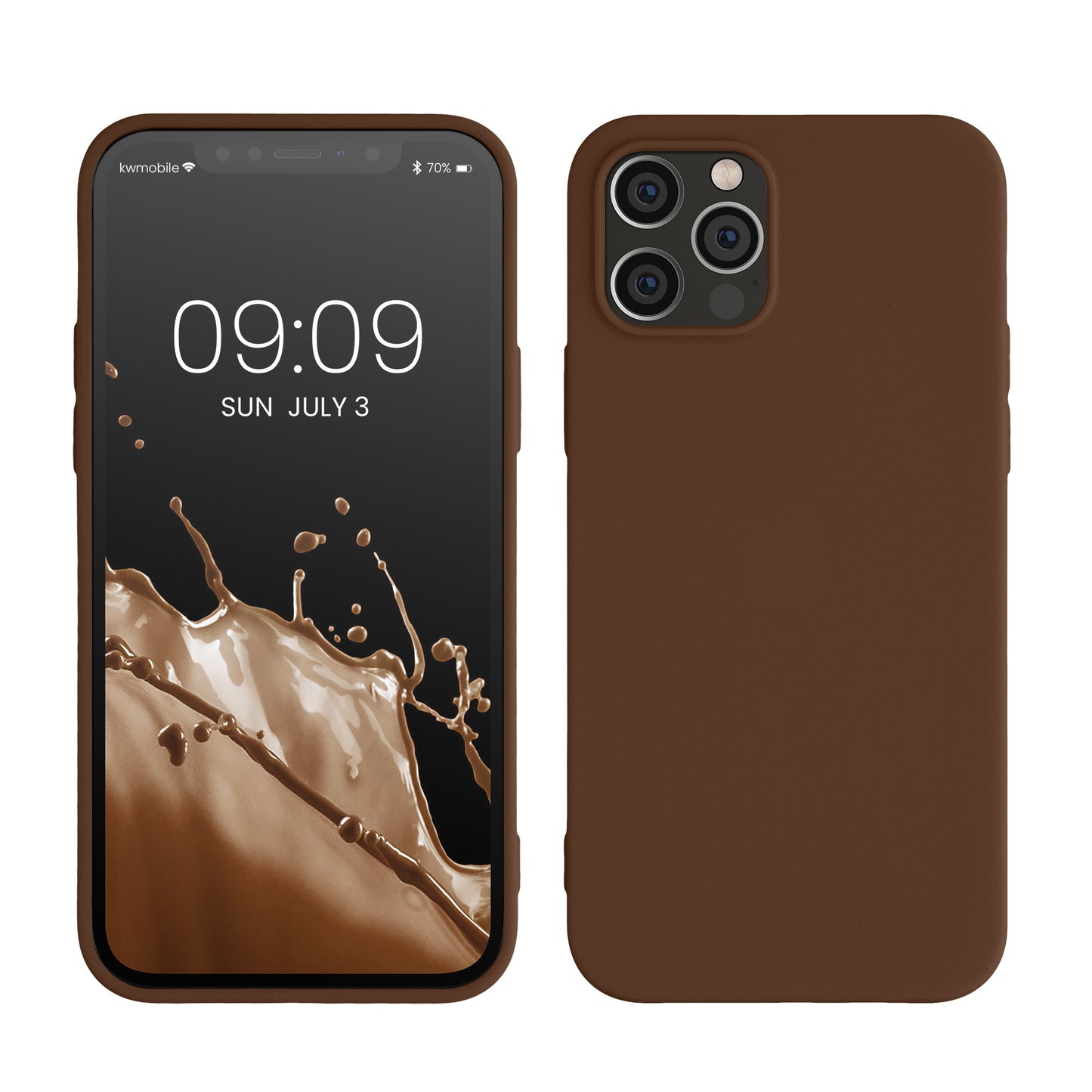 kwmobile Phone Case for Apple iPhone 12 / iPhone 12 Pro - Wireless Charging - Protective Cover