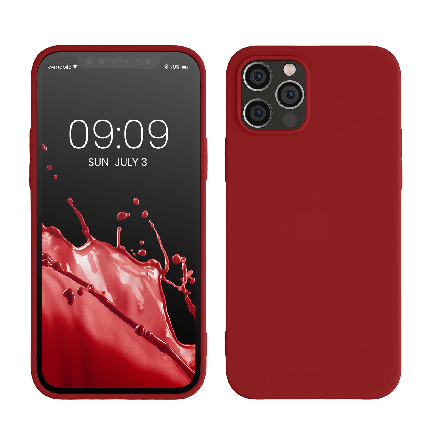 kwmobile Phone Case for Apple iPhone 12 / iPhone 12 Pro - Wireless Charging - Protective Cover