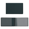 kwmobile 3in1 Faux Leather Card Holder - 10 x 6.5cm - Mini Credit Card Wallet - Case for Credit Card Sized Cards