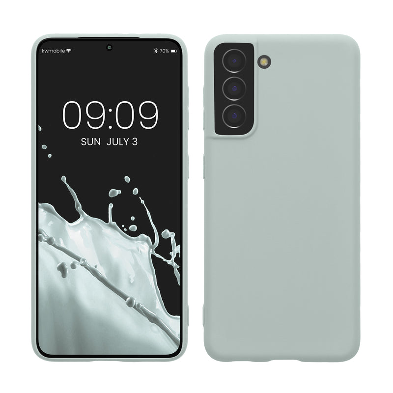 kwmobile Phone Case for Samsung Galaxy S21 - Wireless Charging - Protective Cover