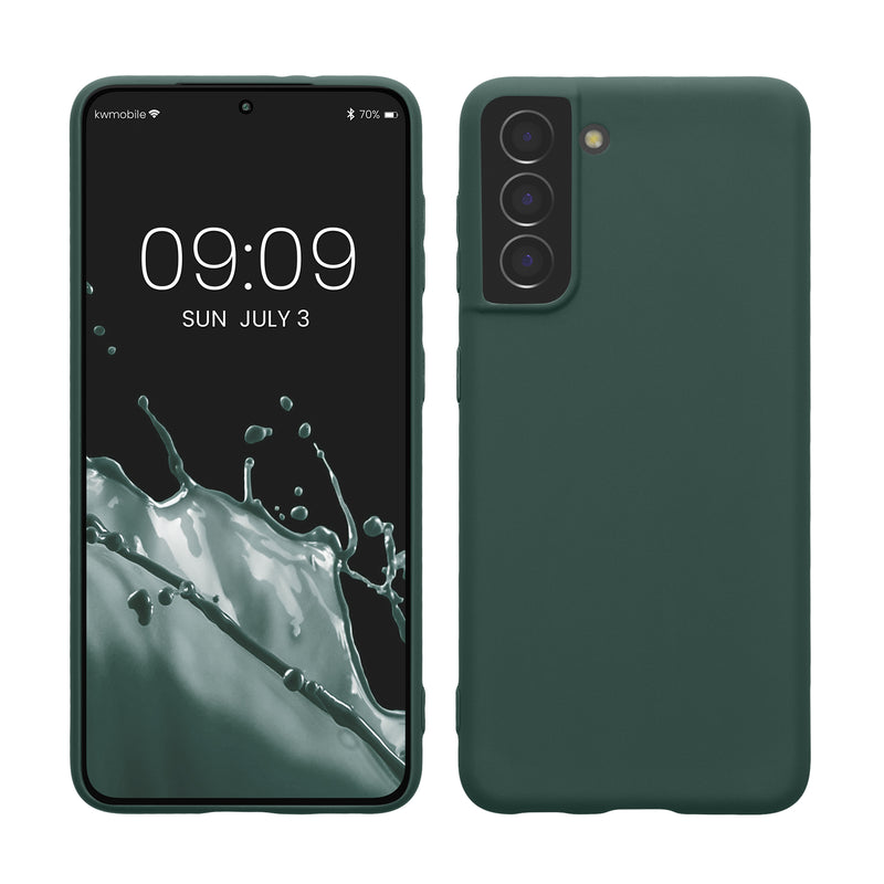kwmobile Phone Case for Samsung Galaxy S21 - Wireless Charging - Protective Cover