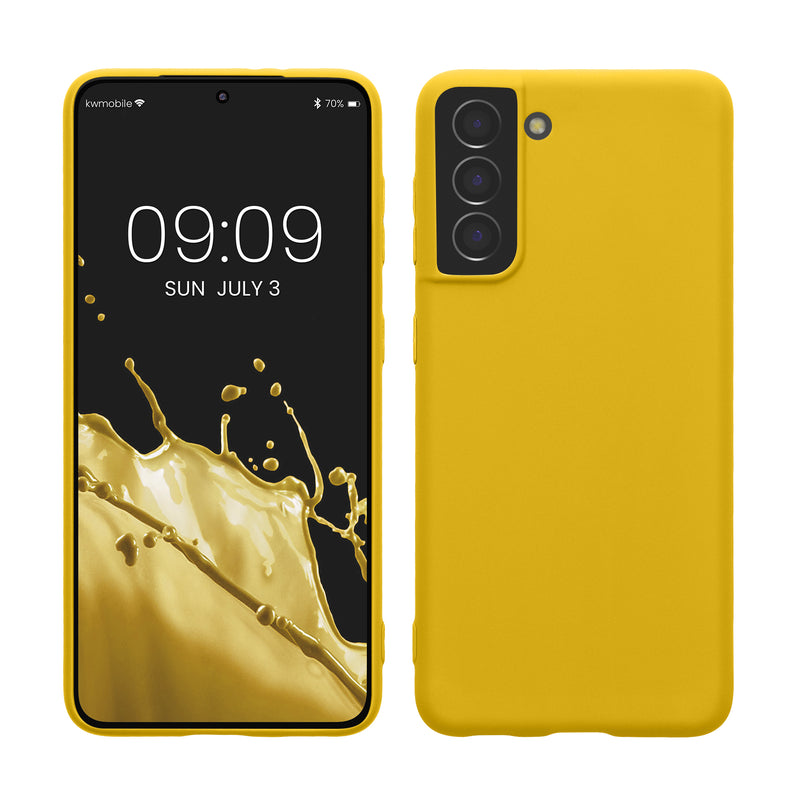 kwmobile Phone Case for Samsung Galaxy S21 - Wireless Charging - Protective Cover