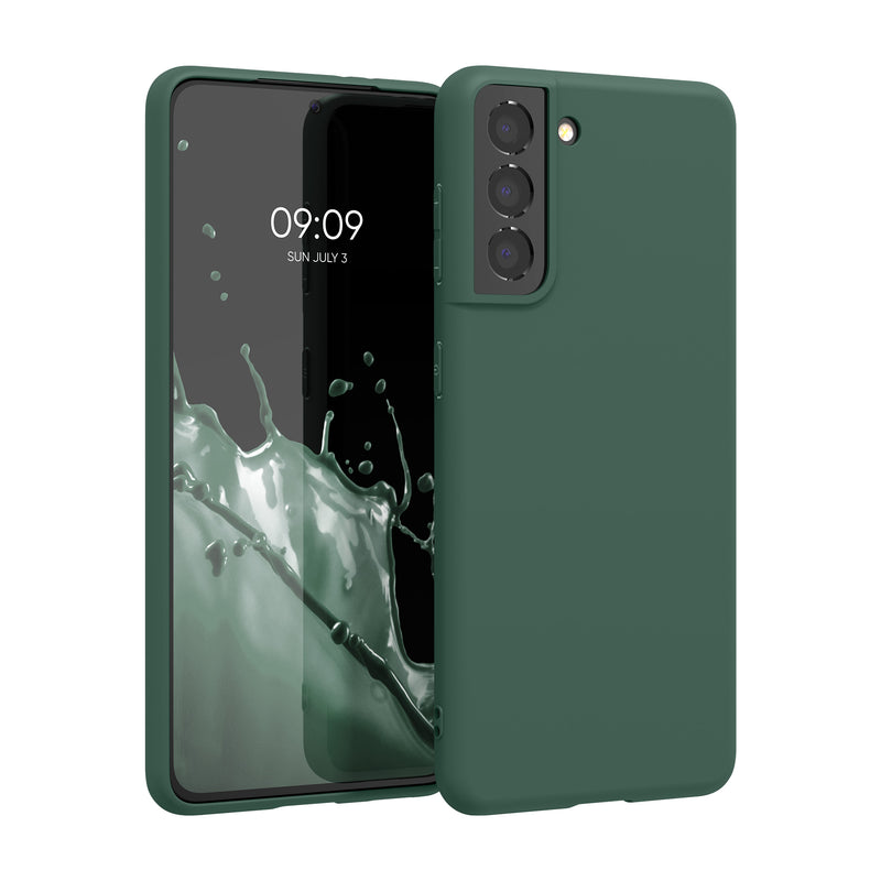 kwmobile Phone Case for Samsung Galaxy S21 - Wireless Charging - Protective Cover