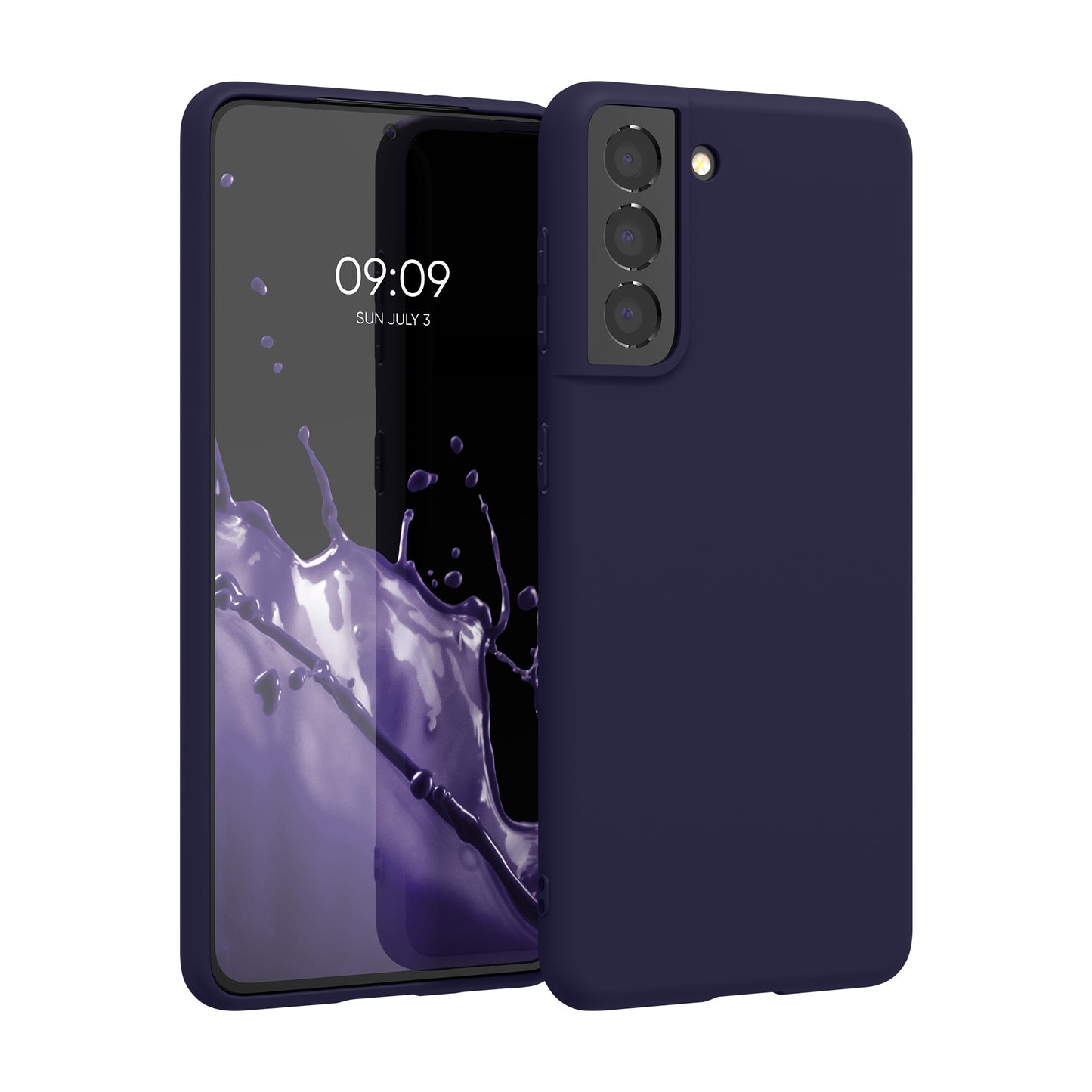 kwmobile Phone Case for Samsung Galaxy S21 - Wireless Charging - Protective Cover