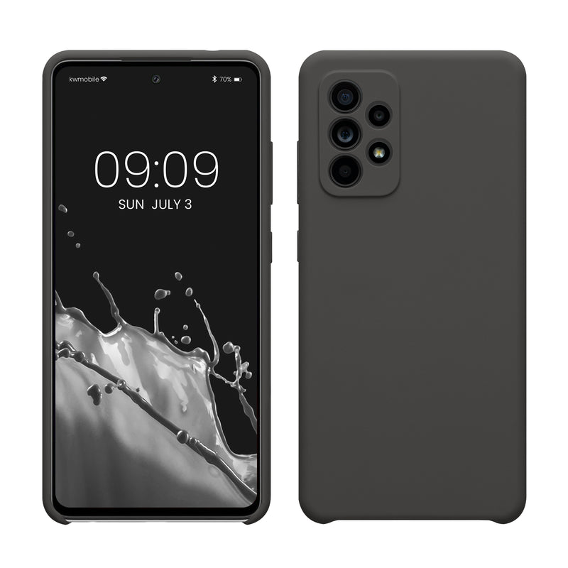 kwmobile Cell Phone Case for Samsung Galaxy A52 / A52 5G / A52s 5G - Silicone Case - Wireless Charging - Protective Cover