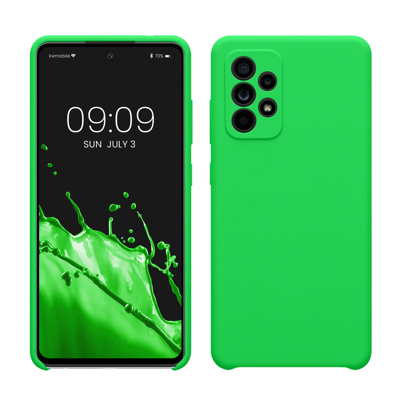 kwmobile Cell Phone Case for Samsung Galaxy A52 / A52 5G / A52s 5G - Silicone Case - Wireless Charging - Protective Cover