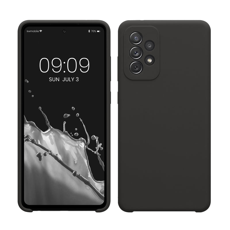 kwmobile Phone Case for Samsung Galaxy A72 - Silicone Case - Wireless Charging - Protective Cover