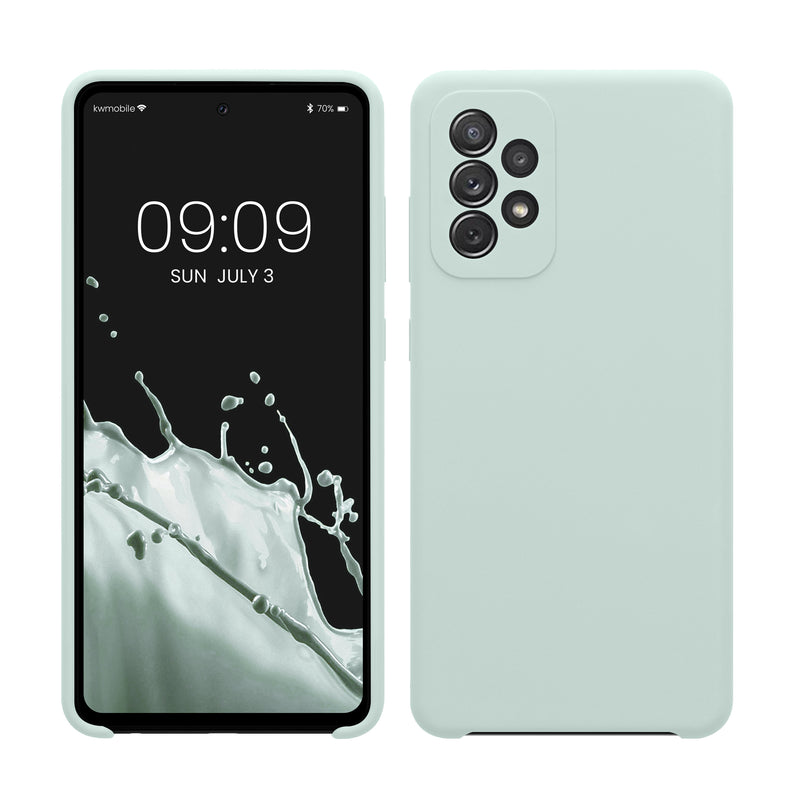 kwmobile Phone Case for Samsung Galaxy A72 - Silicone Case - Wireless Charging - Protective Cover
