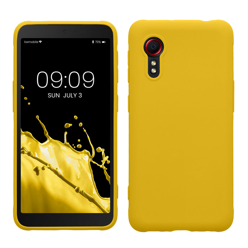 kwmobile Phone Case for Samsung Galaxy Xcover 5 Case - Wireless Charging - Protective Cover