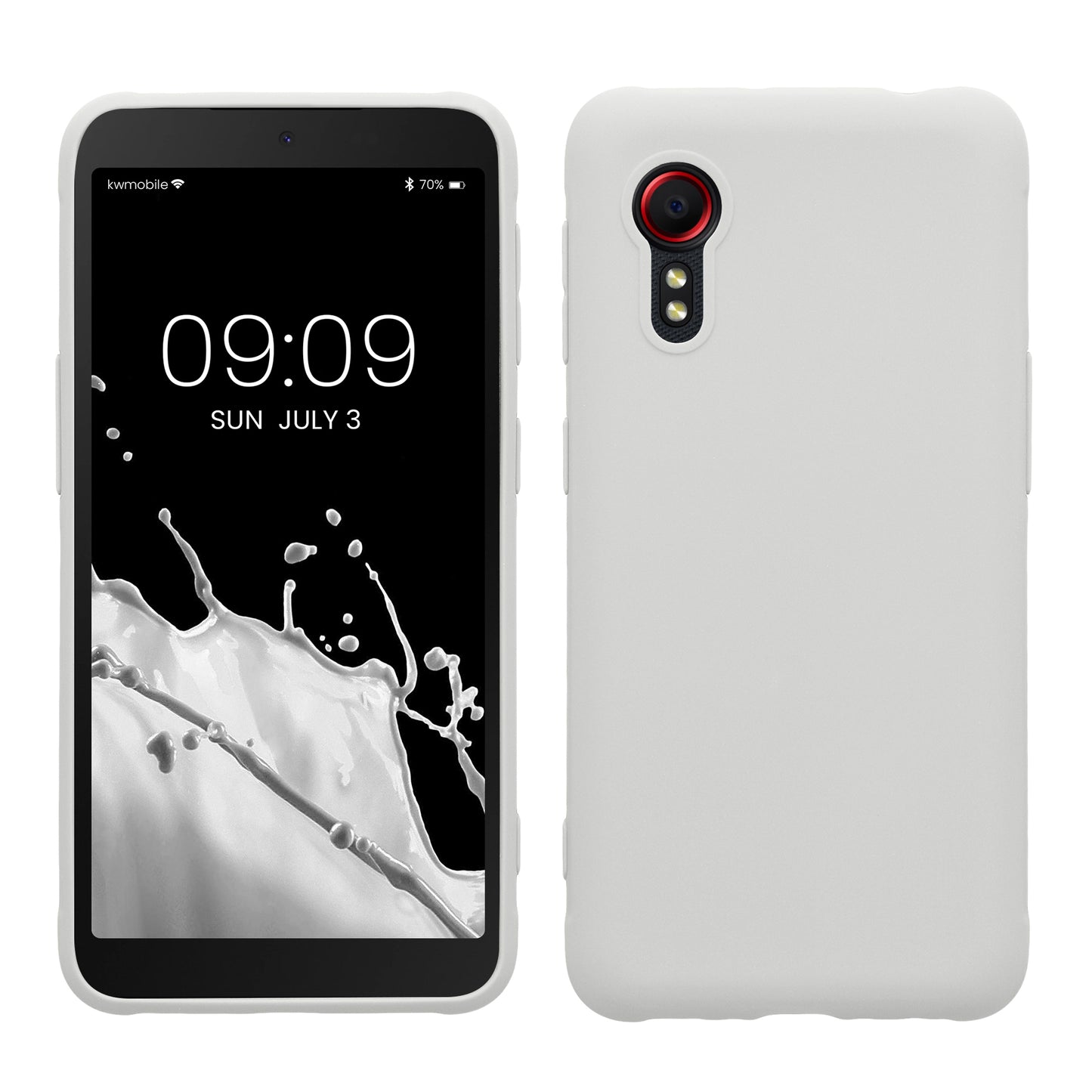 kwmobile Phone Case for Samsung Galaxy Xcover 5 Case - Wireless Charging - Protective Cover