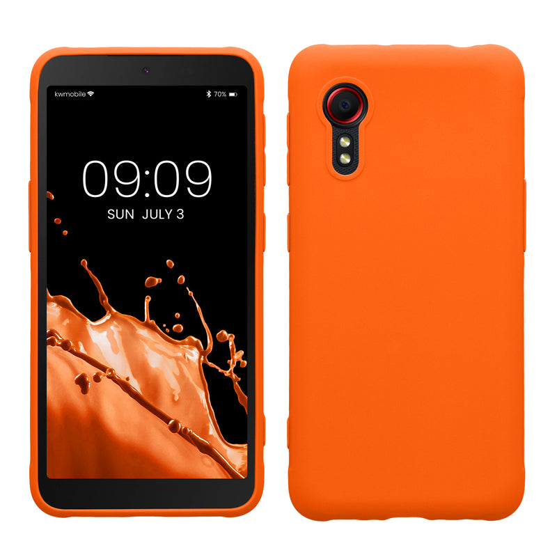 kwmobile Phone Case for Samsung Galaxy Xcover 5 Case - Wireless Charging - Protective Cover