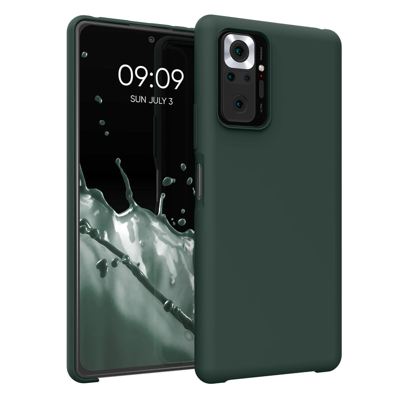 kwmobile Phone Case for Xiaomi Redmi Note 10 Pro - Silicone Case - Wireless Charging - Protective Cover