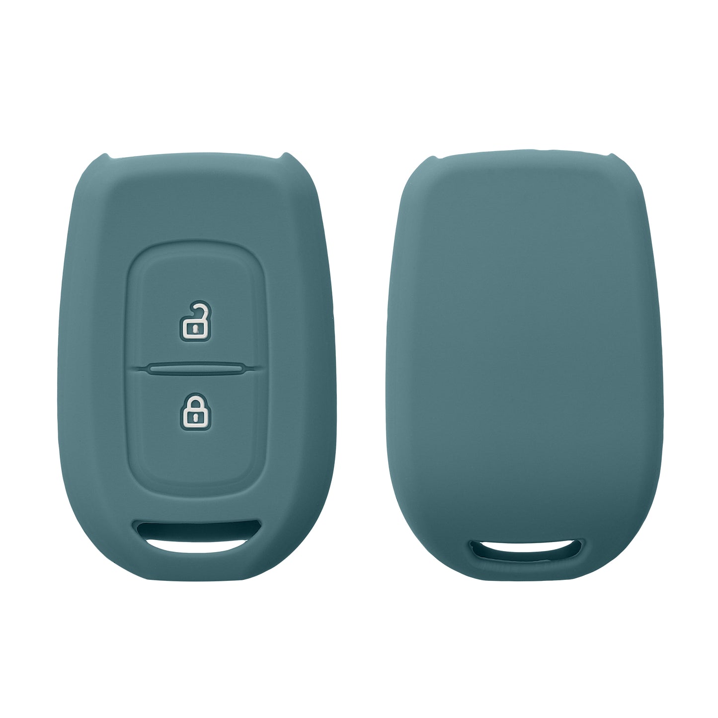 kwmobile Car Key Cover Compatible with Renault Dacia 2-Button Remote Car Key - Key Fob Cover