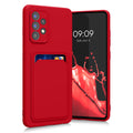 kwmobile Phone Case Compatible with Samsung Galaxy A52 / A52 5G / A52s 5G Case - Phone Cover with Card Slot