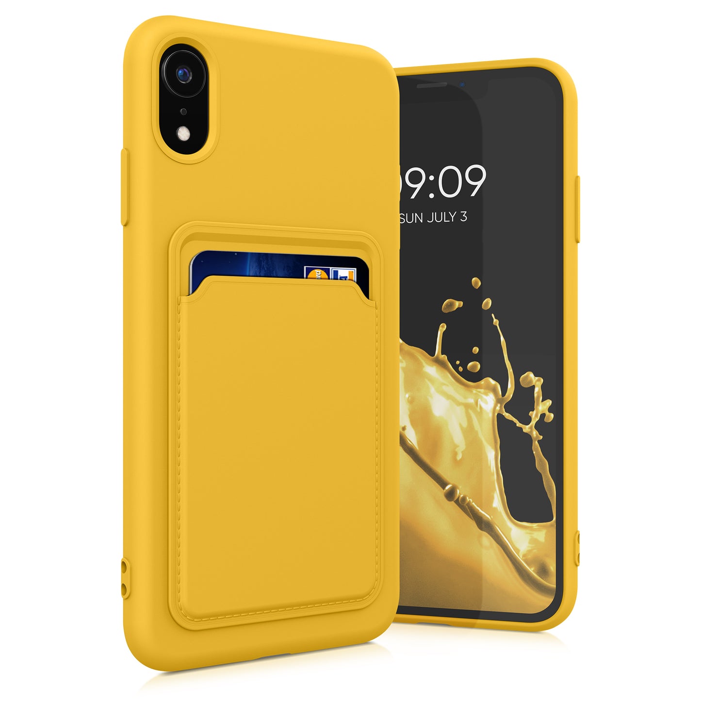 kwmobile Phone Case compatible with Apple iPhone XR Case - Phone Cover with Card Slot