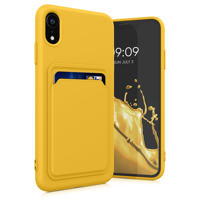 kwmobile Phone Case compatible with Apple iPhone XR Case - Phone Cover with Card Slot
