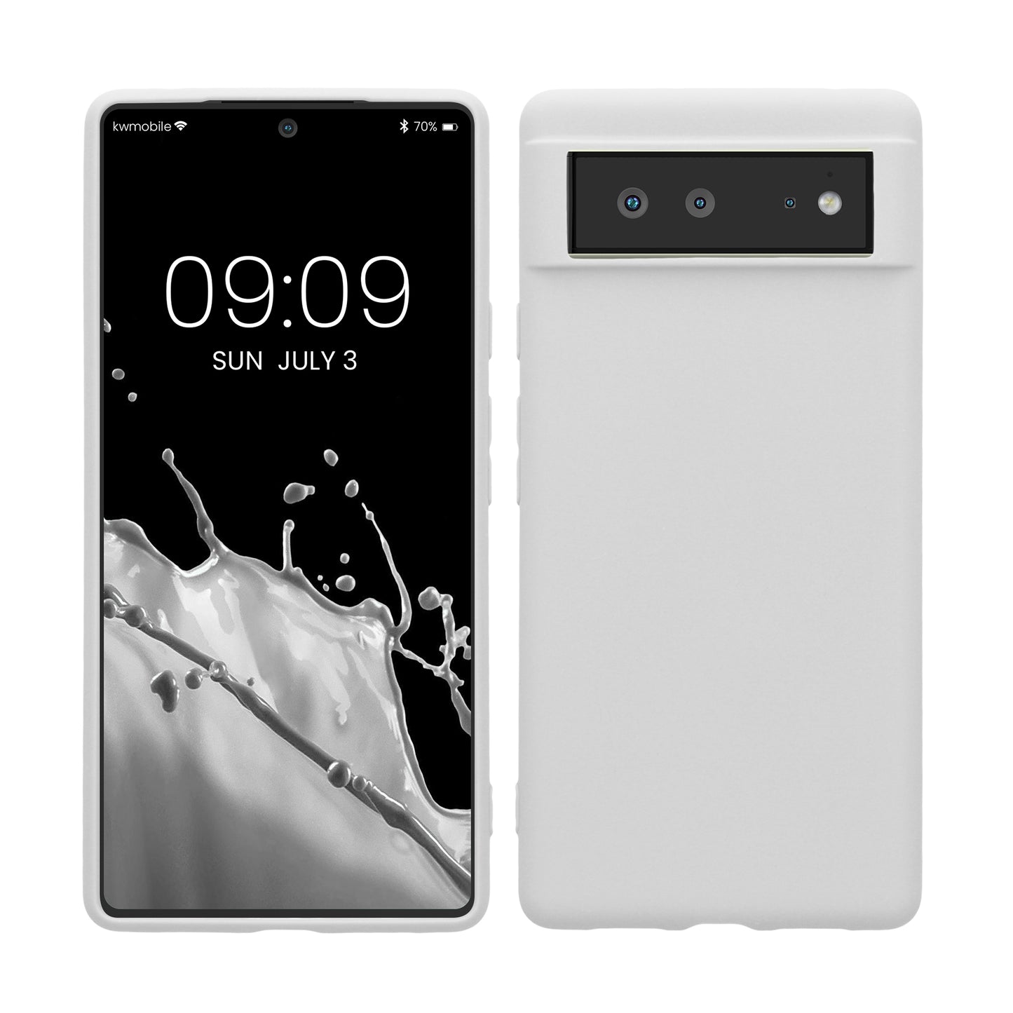 kwmobile Phone Case for Google Pixel 6 Case - Wireless Charging - Protective Cover