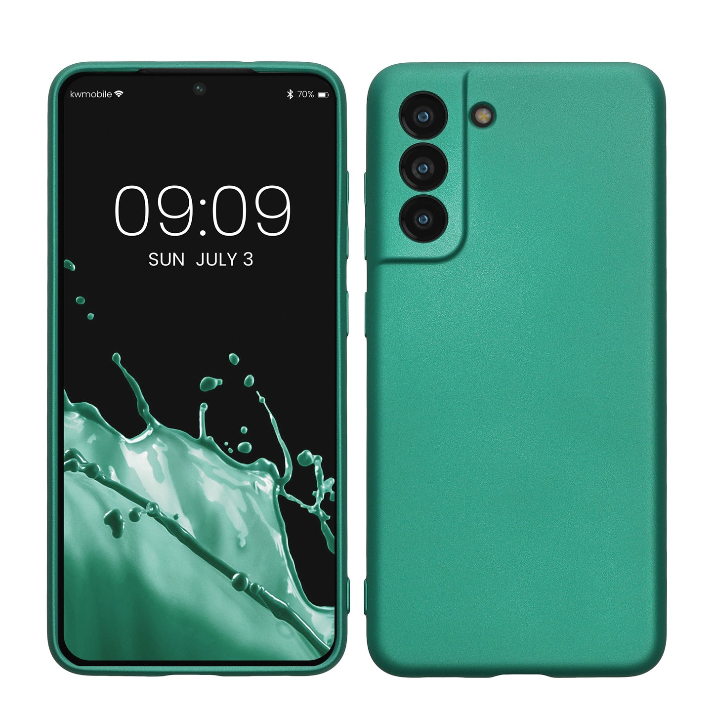 kwmobile Phone Case for Samsung Galaxy S21 FE - Silicone Case - Protective Cover