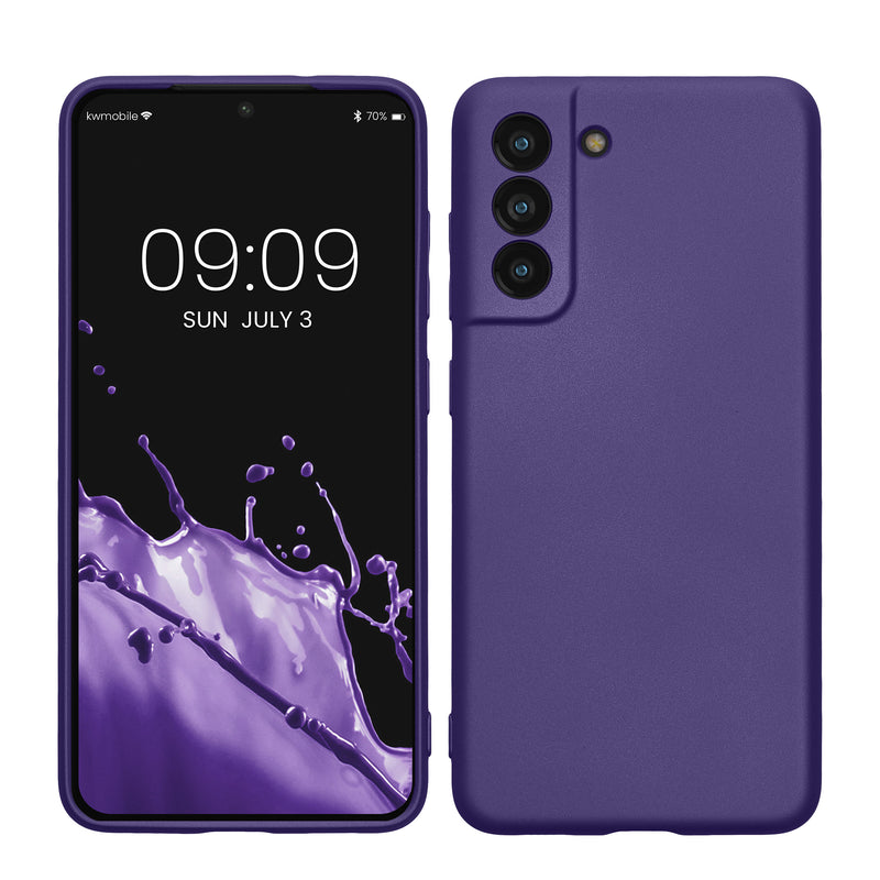 kwmobile Phone Case for Samsung Galaxy S21 FE - Silicone Case - Protective Cover