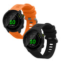 kwmobile Watch Strap for Garmin Forerunner 55 / Forerunner 165 / 245 / 645 / 570 42mm Strap Fitness Tracker Band Set Replacement Strap Smartwatch