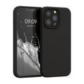 Rubberized Silicone Case for Apple iPhone 13 Pro in Black