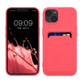 kwmobile Case Compatible with Apple iPhone 13 - Card Slot Phone Cover