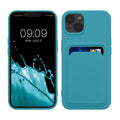 kwmobile Case Compatible with Apple iPhone 13 - Card Slot Phone Cover