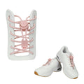 kwmobile 2x Quick-Release Laces - Shoe Laces with Quick Lacing System - 120cm Laces with Stopper