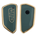 kwmobile Car Key Cover Compatible with VW Golf 8 3-Button Car Key