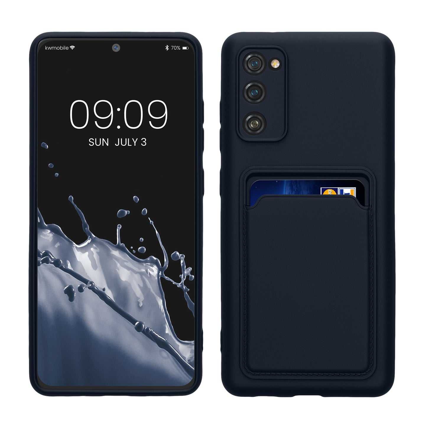 kwmobile Phone Case compatible with Samsung Galaxy S20 FE - Phone Cover with Card Slot