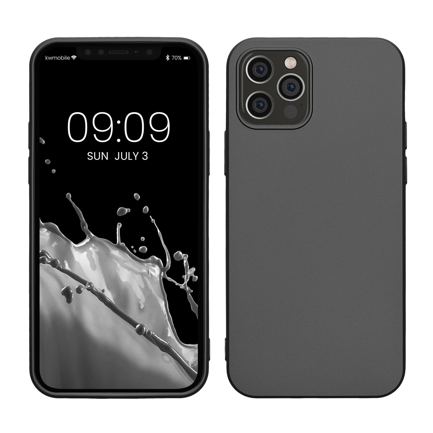 kwmobile Phone Case for Apple iPhone 12 / iPhone 12 Pro Case - Silicone Case - Protective Cover