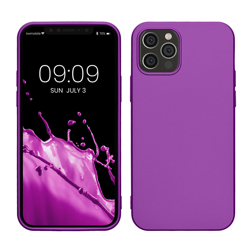 kwmobile Phone Case for Apple iPhone 12 / iPhone 12 Pro Case - Silicone Case - Protective Cover