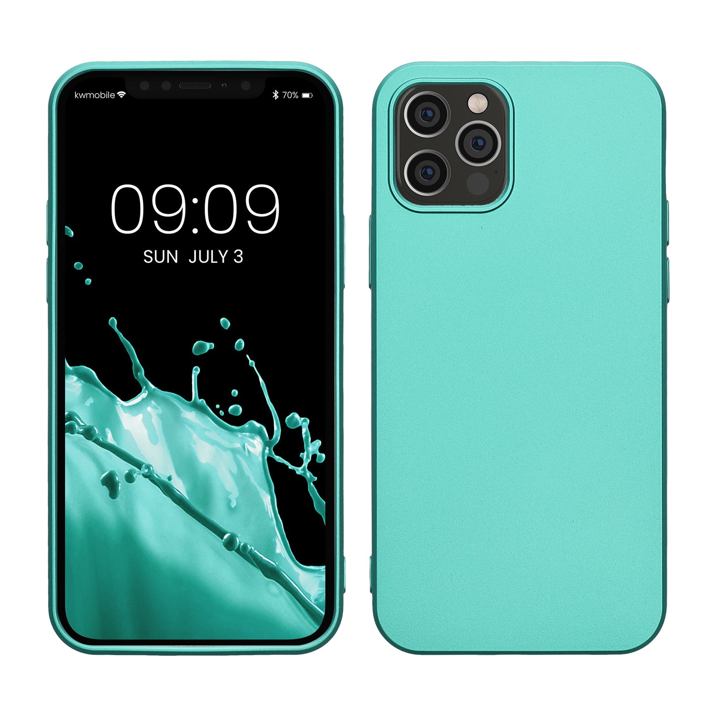 kwmobile Phone Case for Apple iPhone 12 / iPhone 12 Pro Case - Silicone Case - Protective Cover