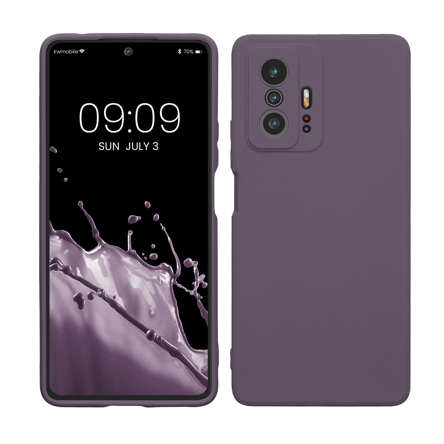 kwmobile Case Compatible with Xiaomi 11T / 11T Pro Case - Protective Case for Wireless Charging - Cover