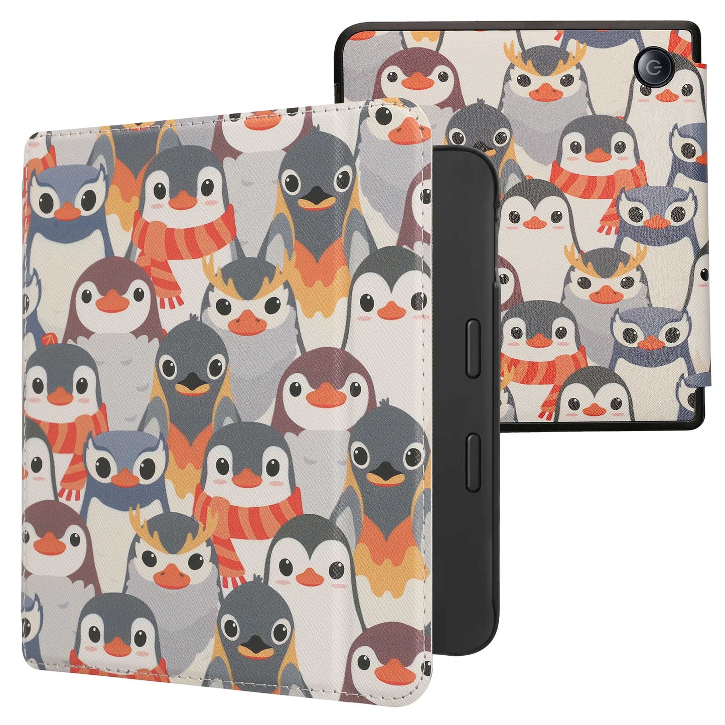 kwmobile Protective Case for Tolino Vision 6 - eReader Flip Case with Auto Sleep Function