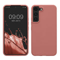 kwmobile Protective Cover compatible with Samsung S22 Case Silicone Case Phone Cover Soft Surface Wireless Charging