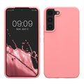 kwmobile Protective Cover compatible with Samsung S22 Case Silicone Case Phone Cover Soft Surface Wireless Charging