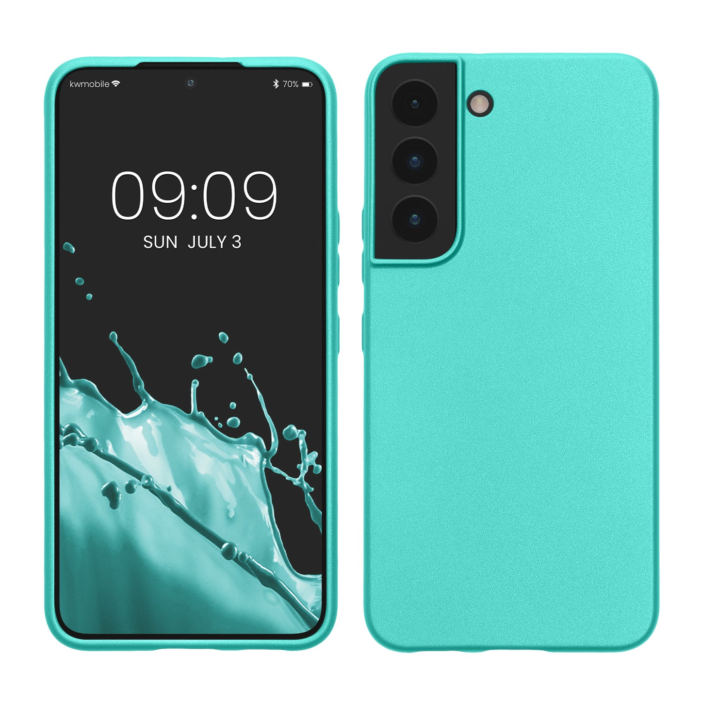 kwmobile Phone Case for Samsung Galaxy S22 - Silicone Case Protective Cover