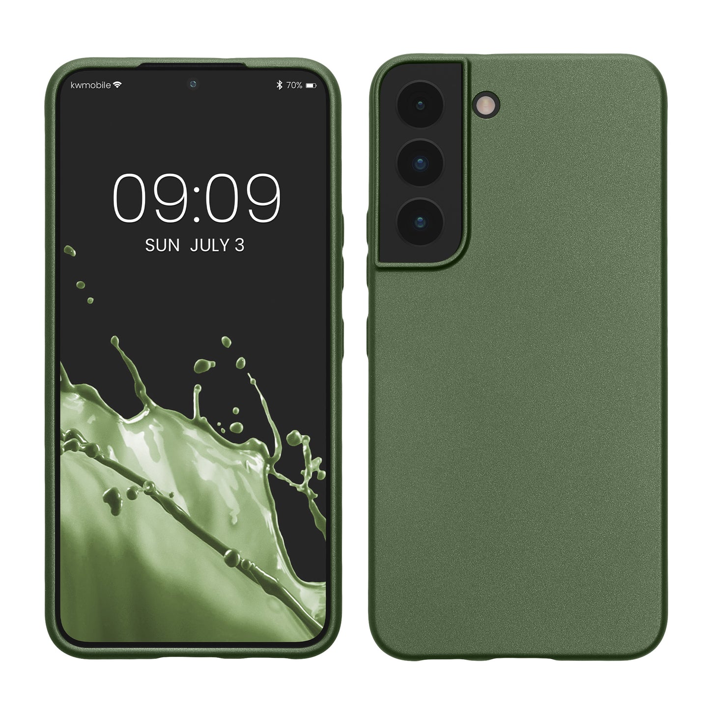 kwmobile Phone Case for Samsung Galaxy S22 - Silicone Case Protective Cover