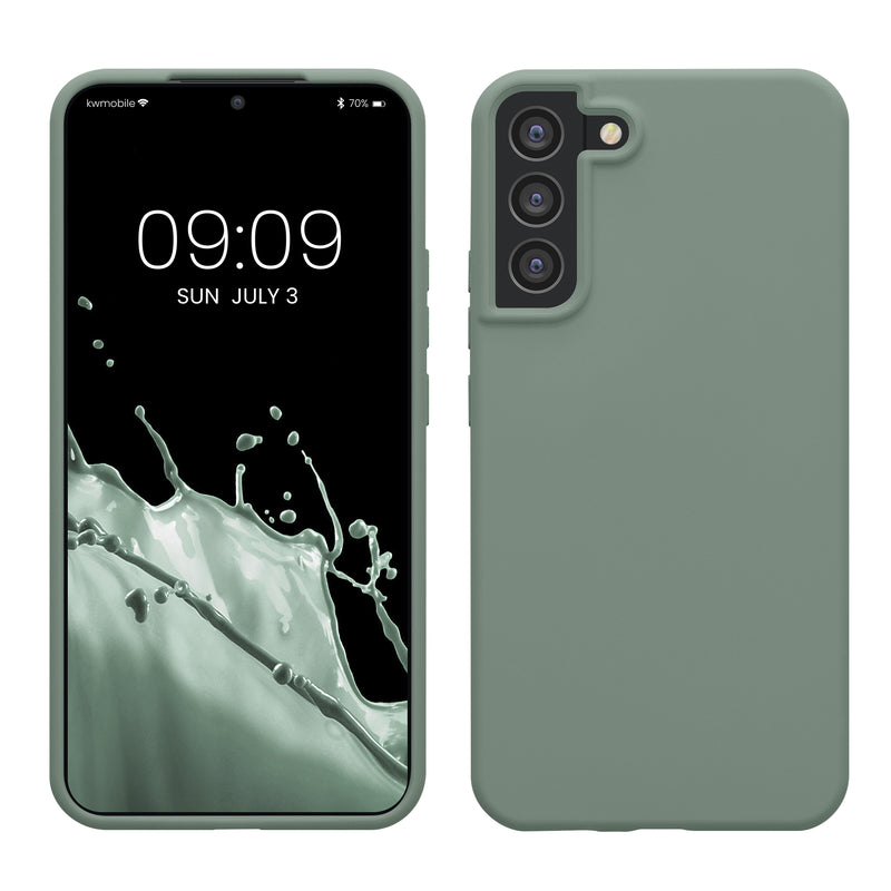 kwmobile Case for Samsung Galaxy S22 Plus - Silicone Case - Wireless Charging - Protective Cover