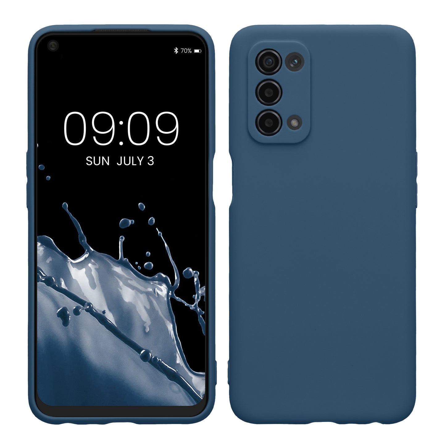 kwmobile Phone Case for Oppo A74 (5G) / A54 (5G) - Soft Silicone Phone Cover - Protective Case