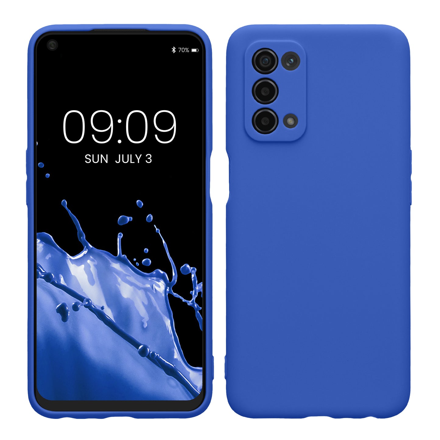 kwmobile Phone Case for Oppo A74 (5G) / A54 (5G) - Soft Silicone Phone Cover - Protective Case