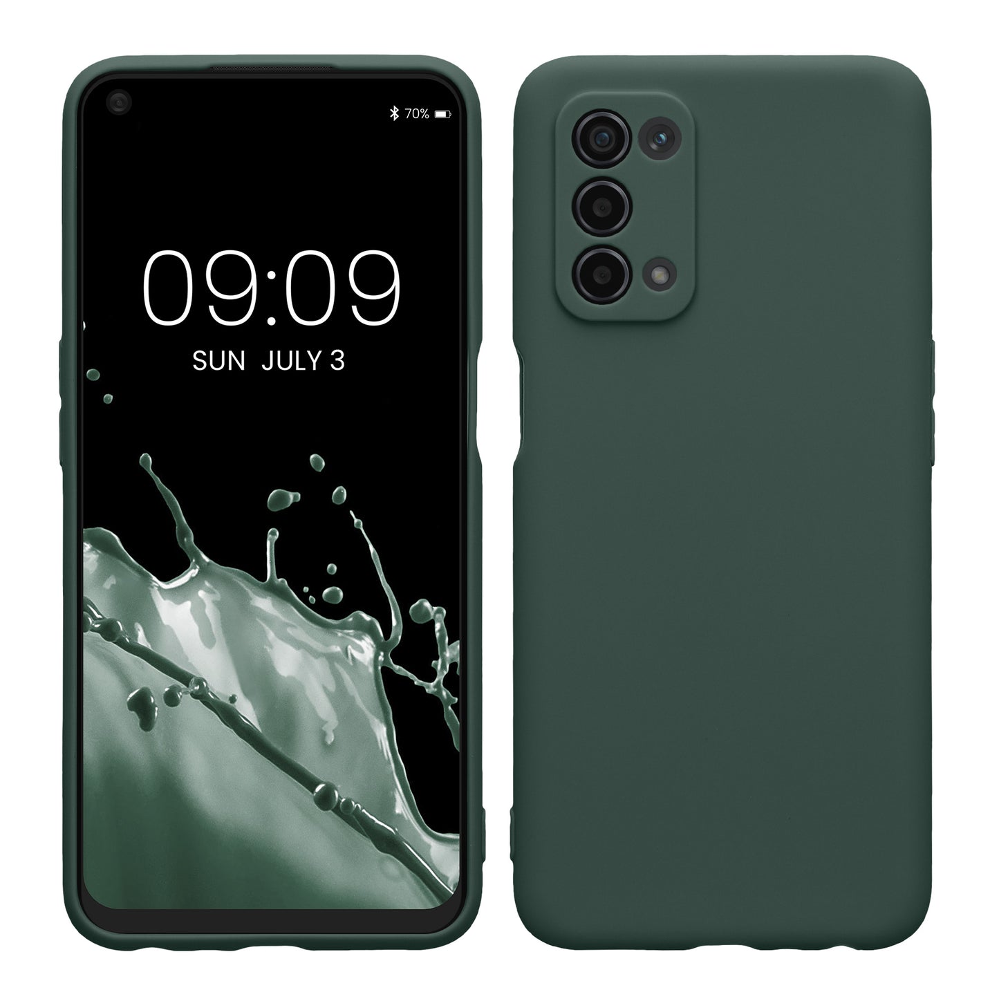 kwmobile Phone Case for Oppo A74 (5G) / A54 (5G) - Soft Silicone Phone Cover - Protective Case