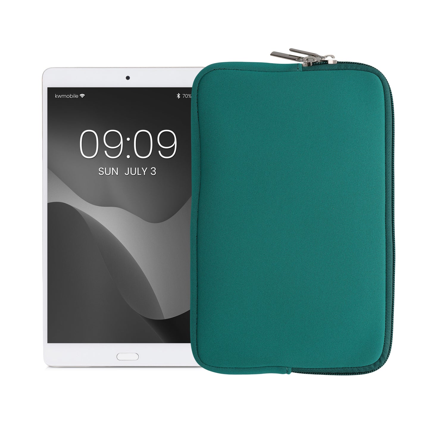 kwmobile Tablet Case compatible with 8"-8.4" Tablet - Universal Pouch Cover Case - Protective Sleeve