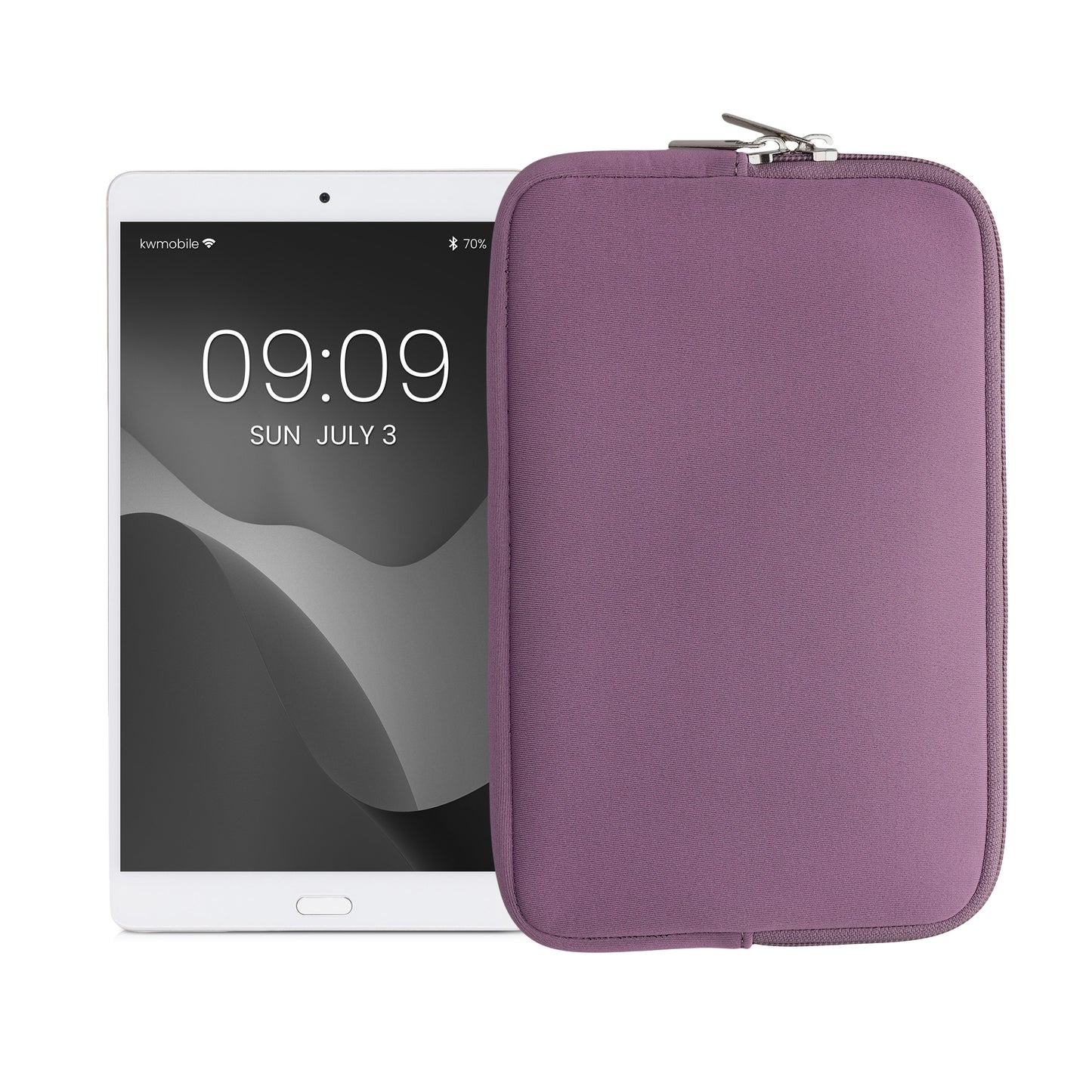 kwmobile Tablet Case compatible with 8"-8.4" Tablet - Universal Pouch Cover Case - Protective Sleeve